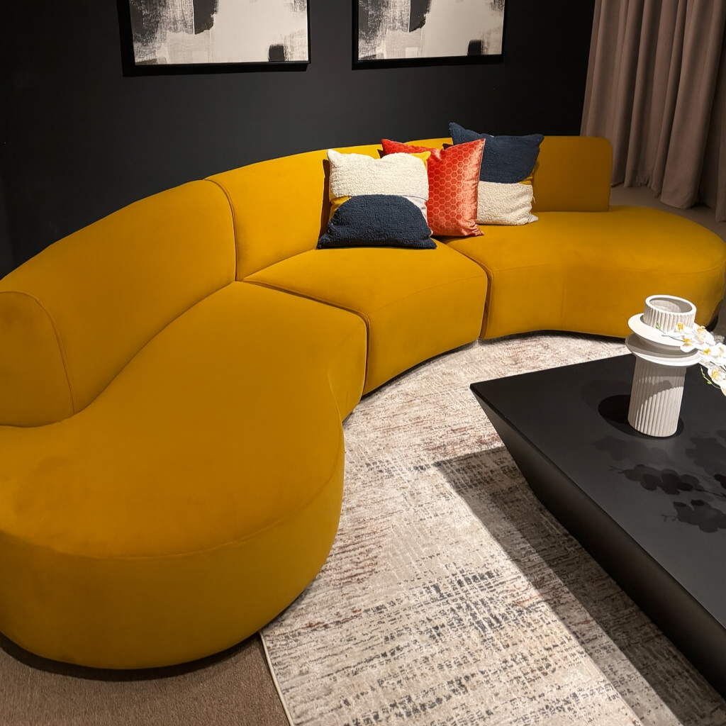 Sofa Eleganza Mostaza