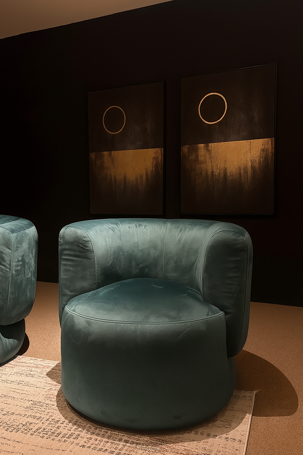 Butaca Botella Turqueza