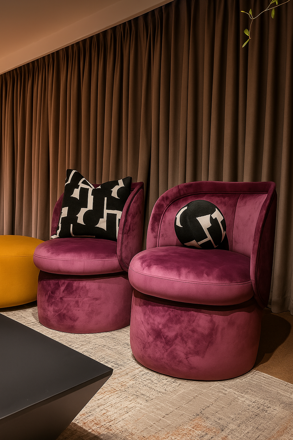 Butaca Vino Tapizada