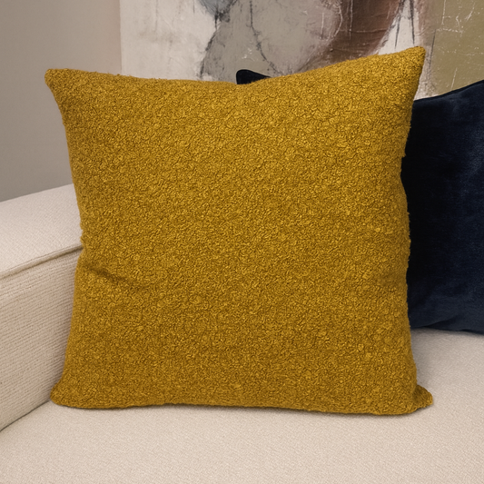 Cojin Mostaza Boucle