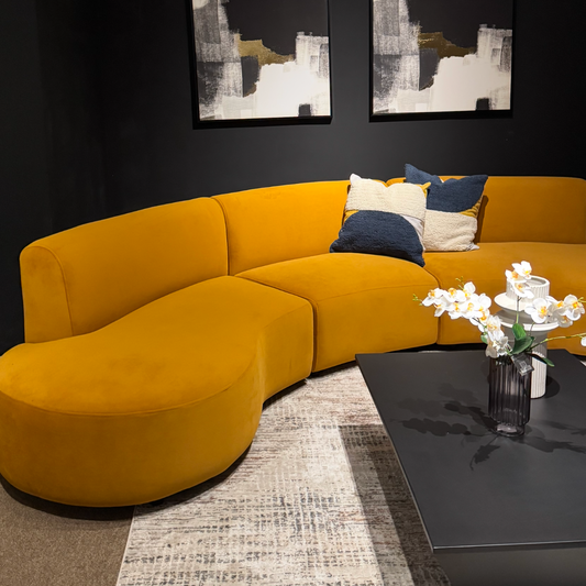 Sofa Eleganza Mostaza
