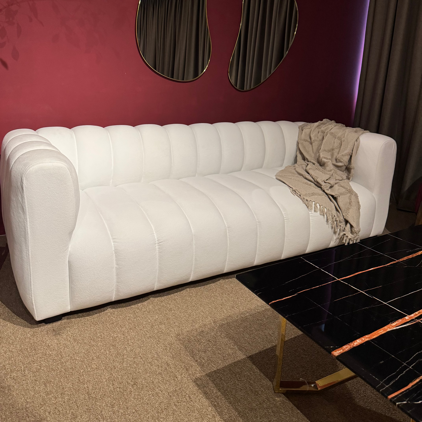 Sofá Herradura Blanco