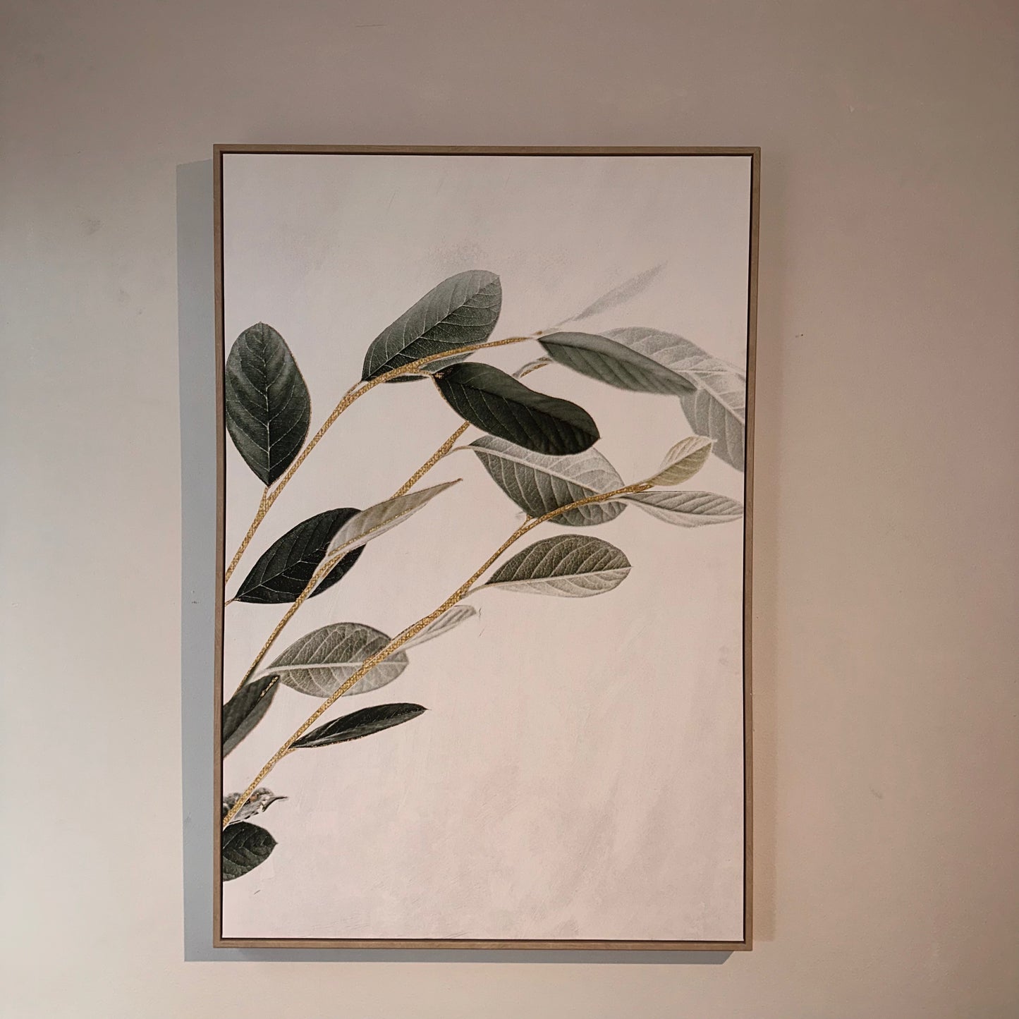 CUADRO DECORATIVO HOJAS