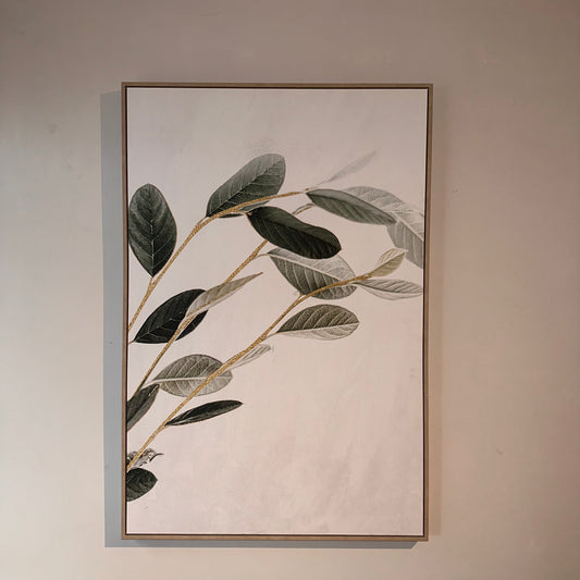 CUADRO DECORATIVO HOJAS