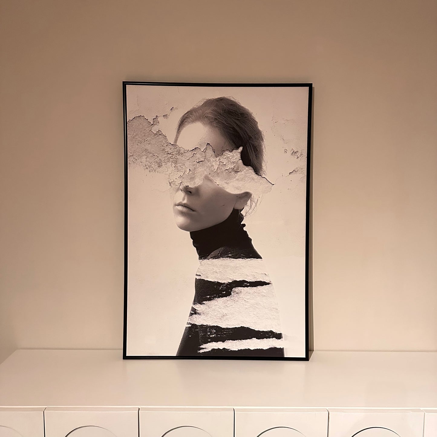 CUADRO DECORATIVO WOMAN BLACK&WHITE