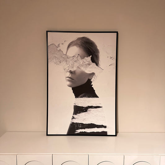 CUADRO DECORATIVO WOMAN BLACK&WHITE
